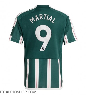 Manchester United Anthony Martial #9 Seconda Maglia 2023-24 Manica Corta